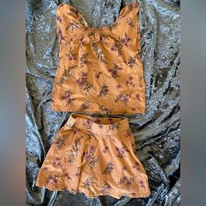 The Children’s Place girls tank top and skirt set